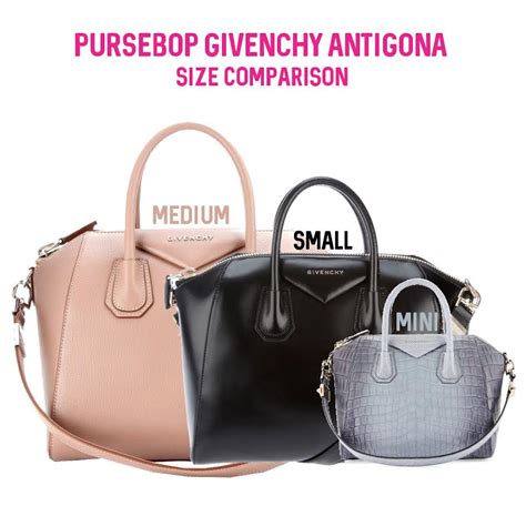 givenchy antigona bag size guide|givenchy antigona small bags used.